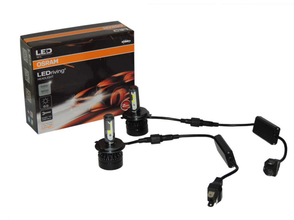 Kit bombillos osram led H4 12V 6000K