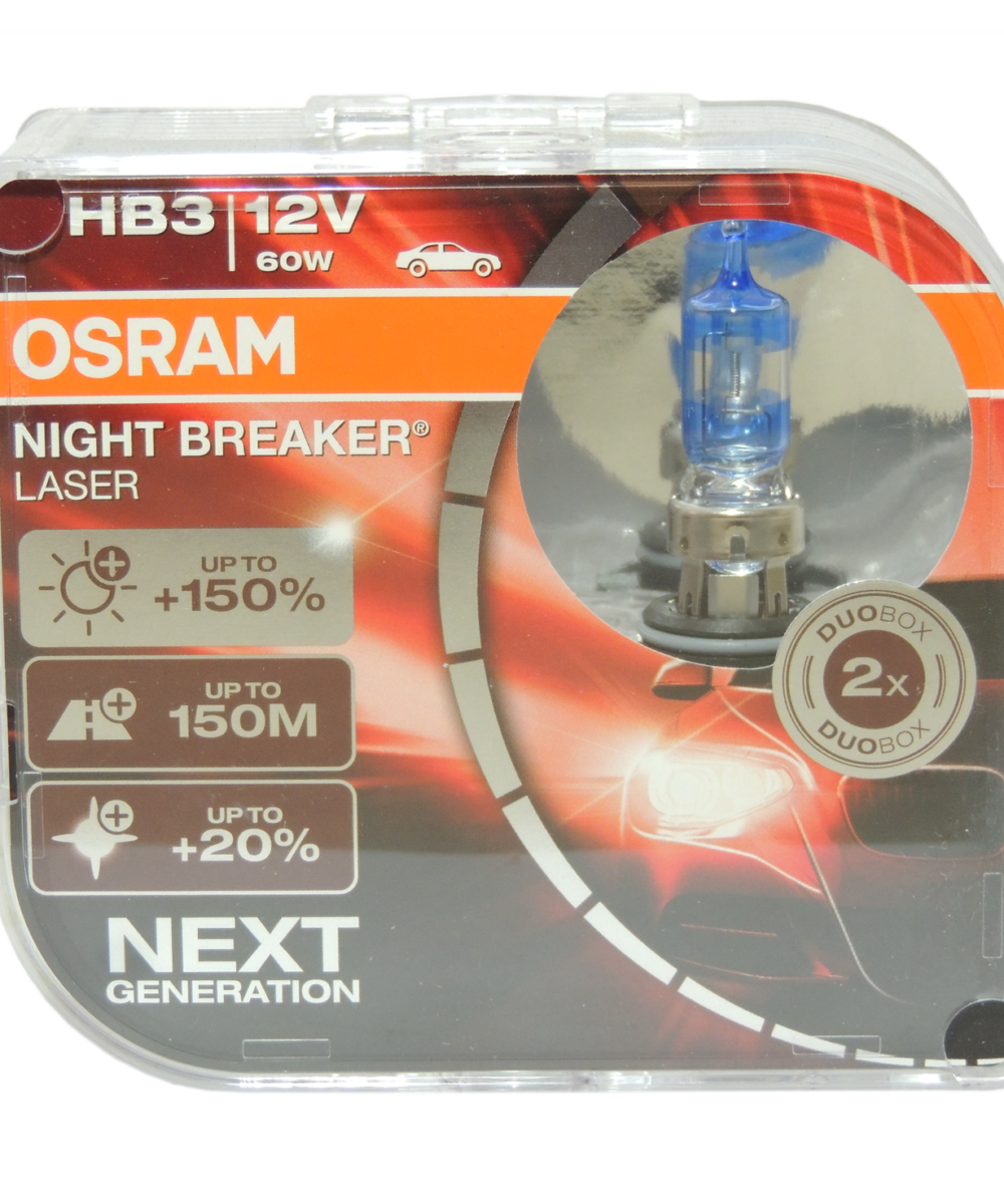 Bombillo osram 9005 HB3 (150%) night breaker laser 60W 12V (cajax2)