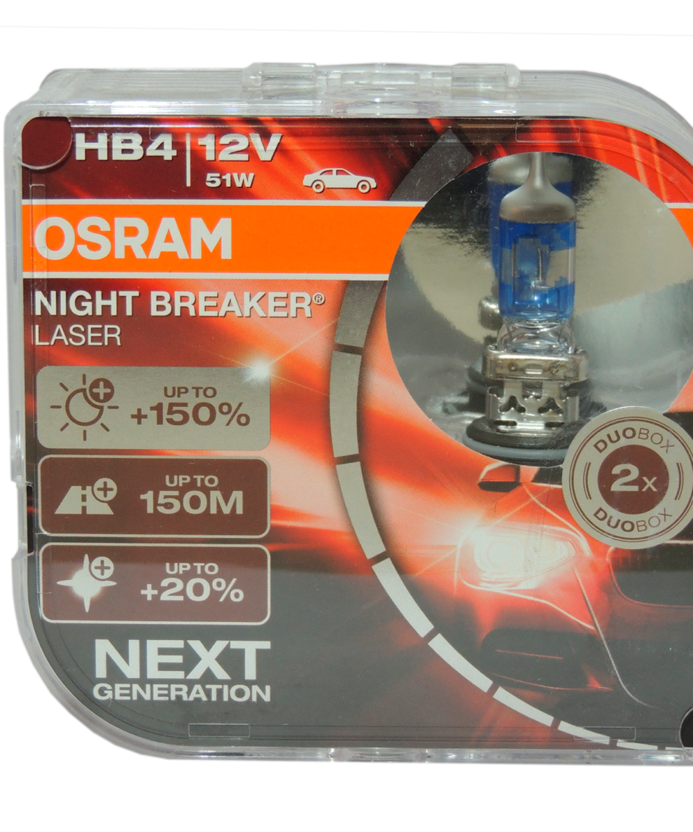 Bombillo osram 9006 HB4 (150%) night breaker laser 12V 51W (cajax2)