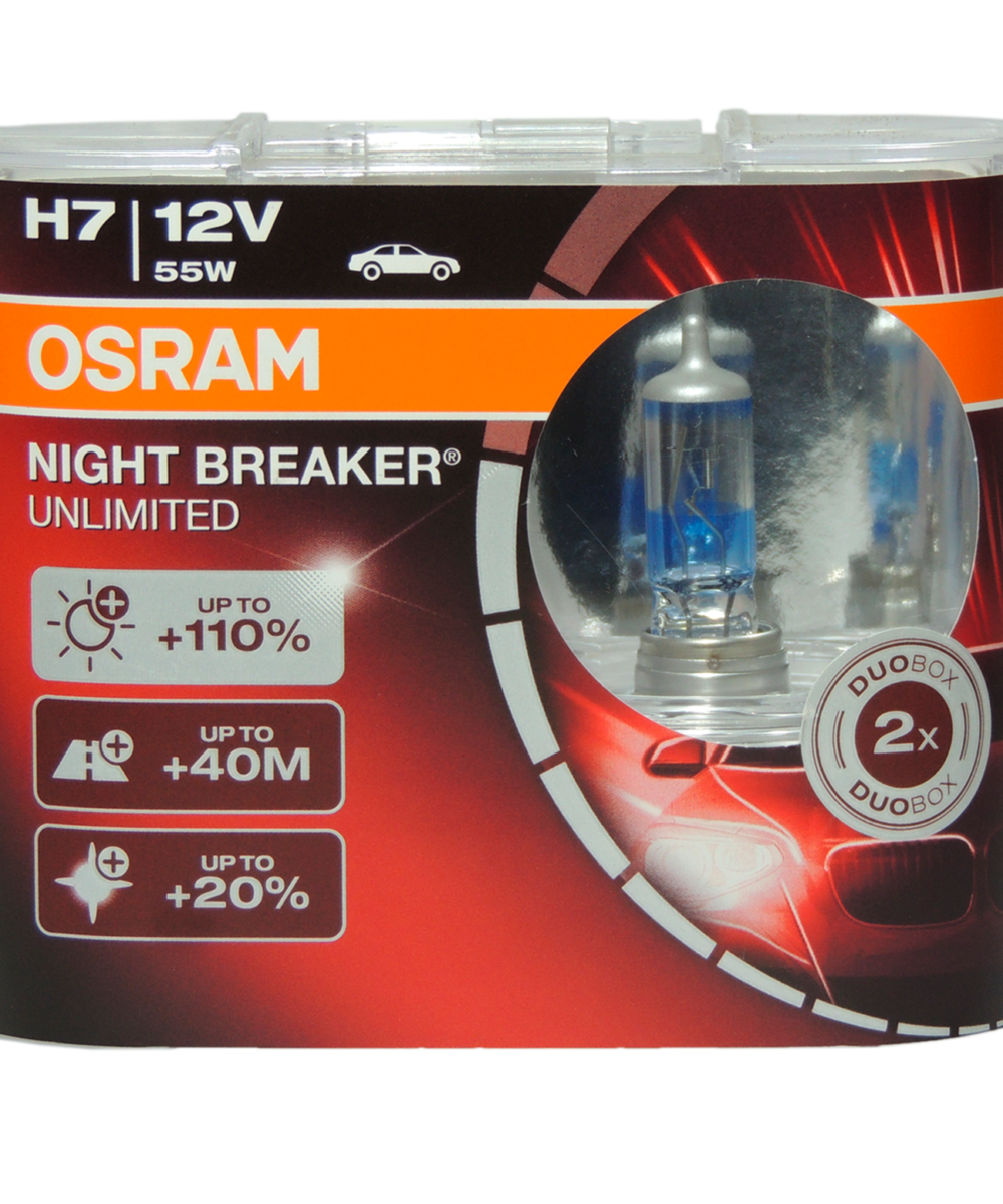 Bombillo osram H7 (110%) night breaker unlimited (cajax2)